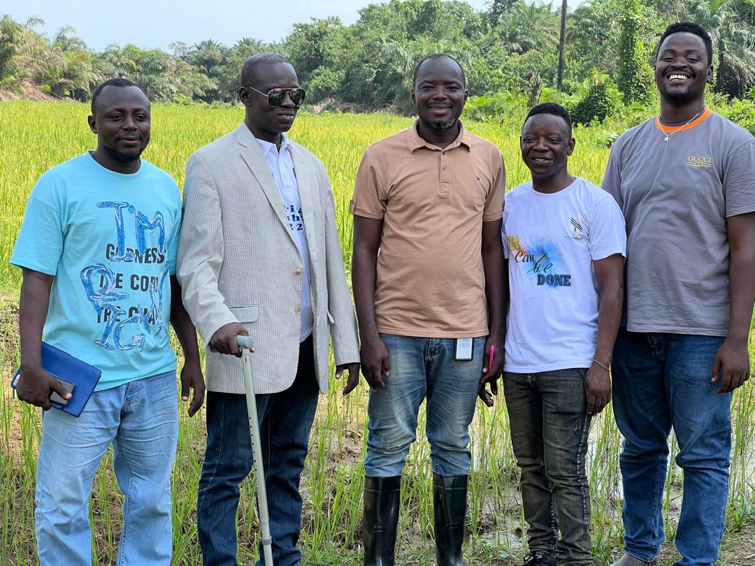 Community Engagement — SAFCAM Team Meeting with Rice Farmers in Tikonkon Chiefdom, Supporting Inclusive Agricultural Development
