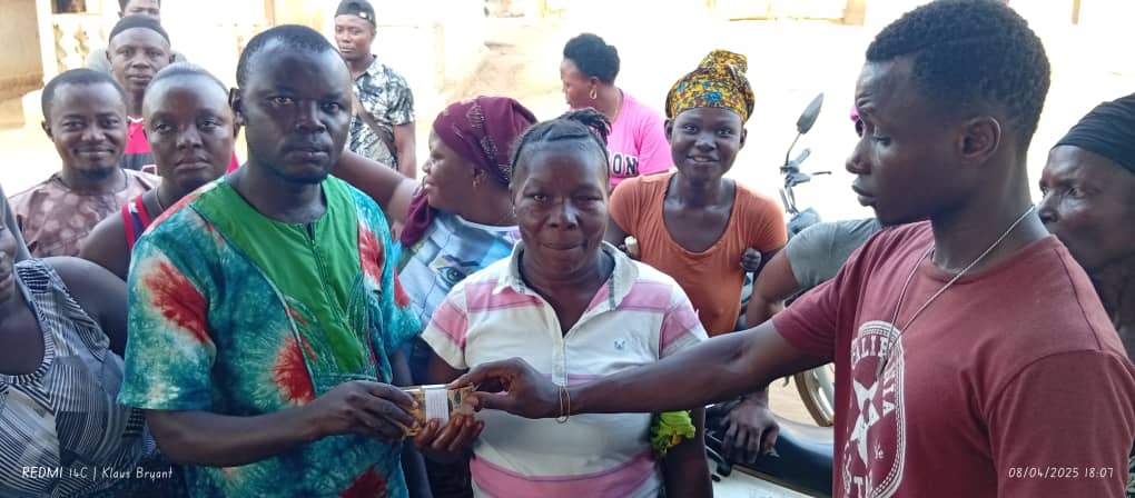 Women's Economic Empowerment — SAFCAM Representatives Providing Financial Support to Female Entrepreneurs in the Bonthe District Community