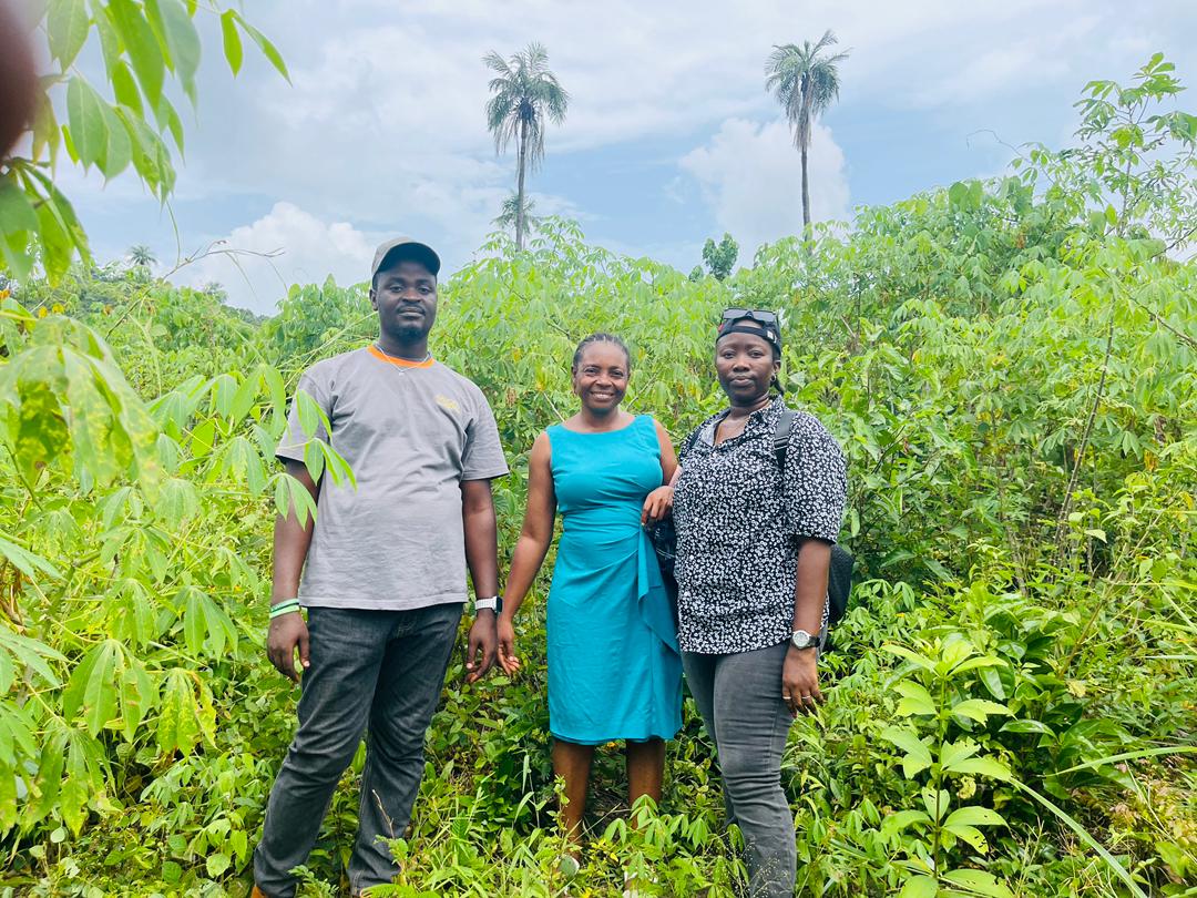 Field Support Team — SAFCAM Representatives Visiting Cassava Farmers in Bumpeh Ngo Chiefdom, Bo District